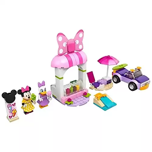 LEGO Disney Mickey and Friends Minnie Mouse’s Ice Cream Shop 10773 Building Kit; Fun Toy That Makes The Best Gift; New 2021 (100 Pieces)