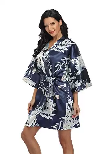 Silky Satin Robe For Women