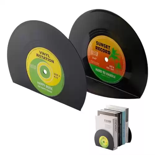 Vinyl Record Bookends