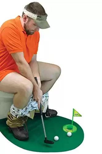 Potty Putter Toilet Time Golf Game