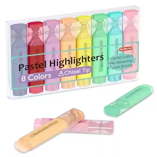 Shuttle Art Pastel Highlighters