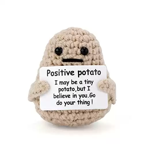 Mini Funny Knitted Wool Positive Potato