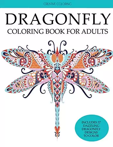 Dragonfly Coloring Book for Adults