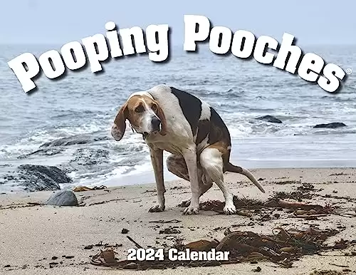 Pooping Pooches White Elephant Gag Gift Calendar