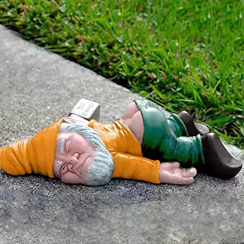 Drunk Dwarf Garden Gnome