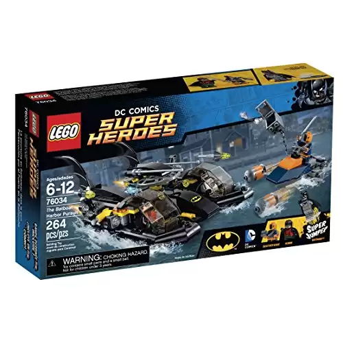 LEGO Super Heroes 76034 The Batboat Harbor Pursuit Building Kit