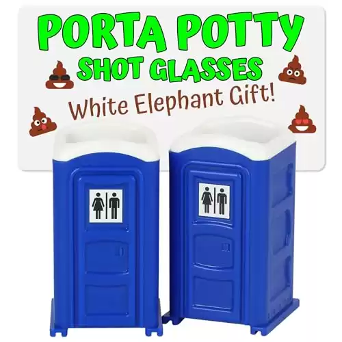 Porta Potty Shot Glasses