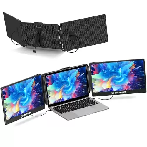 Quadruple Laptop Monitor