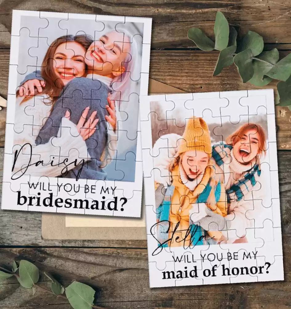 Bridesmaid Proposal Photo Puzzle