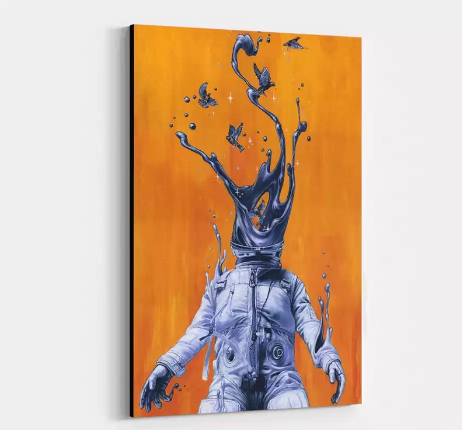 Surreal Spaceman Artwork